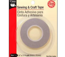 Dritz Double-Face Sewing/Craft Tape – 1/4-inch x 11.3-yard