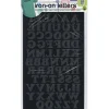 Dritz Iron On Letters Cooper 3/4-inch Black