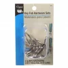 Dritz Key Fob Hardware 1-inch Nickel, 5 sets. #521