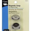 Dritz Magnetic Snap – 3/4-inch – Nickel – 2 Piece