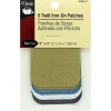 Dritz Patch Iron On – 2-inch x 3-inch – Twill – Light Assorted Colors – 8 Piece