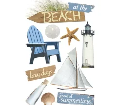 3D Stickers – At The Beach