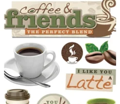 3D Stickers – Coffee Talk