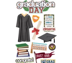 3D Stickers – Graduation Day