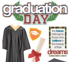 3D Stickers – Graduation Day
