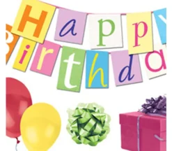 3D Stickers – Happy Birthday