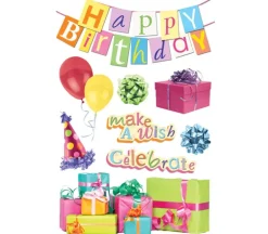 3D Stickers – Happy Birthday