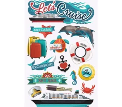 3D Stickers – Let’s Cruise