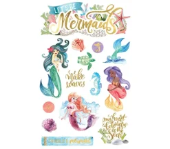 3D Stickers – Mermaid