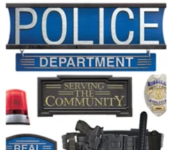 3D Stickers – Police