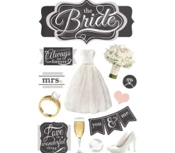 3D Stickers – The Bride