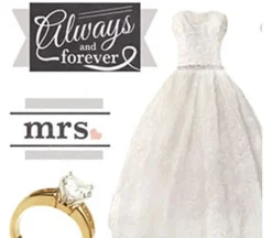 3D Stickers – The Bride