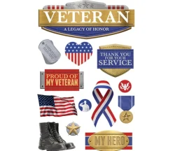 3D Stickers – Veteran