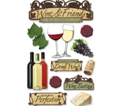 3D Stickers – Wine
