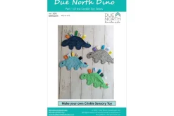 Due North Handmade Dino Crinkle Toy Sewing Pattern #DNH