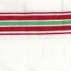 Dunroven House Christmas Border Tea Towel Green / Red – 400-104