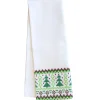 Dunroven House Christmas Border Tea Towel Light Blue / Dark Blue – 400-102