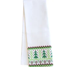 Dunroven House Honeycomb Dijon and White Towel K351-D