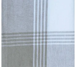 Dunroven House McLeod Border Towel – Yellow on White