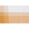 Dunroven House McLeod Border Towel – Grey on White