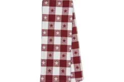 Dunroven House Navy, Chambray & Light Blue Large Check Tea Towel