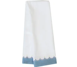 Dunroven House Nordic Red Snowflake Print Towel #400-130