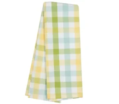 Dunroven House Pink Solid Color Tea Towel