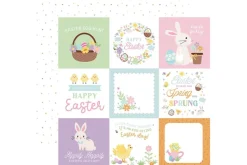 Easter Basket: 4×4 Journaling Cards 12×12 Patterned Paper