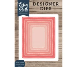 Echo Park Die Set – Nesting Stitched Rounded Rectangle