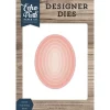 Echo Park Die Set – Nesting Stitched Oval