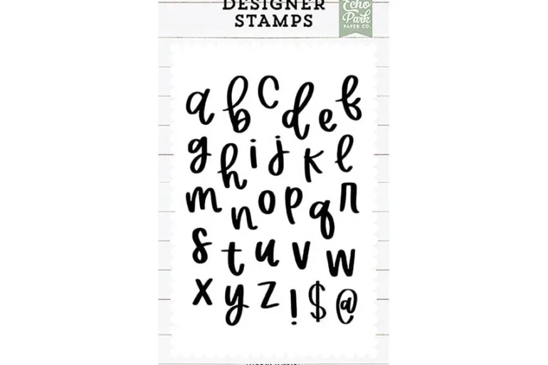 Echo Park Stamp Set – Ashley Alphabet