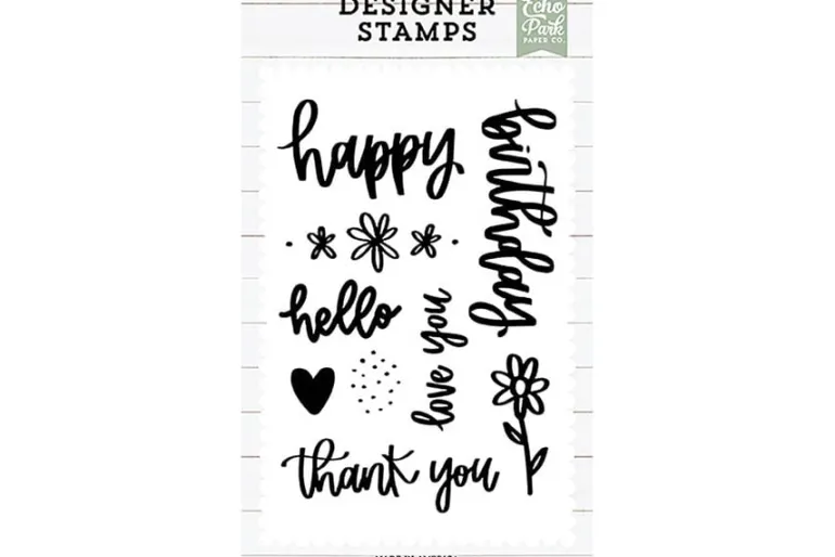 Echo Park Stamp Set – Hello Sentiments