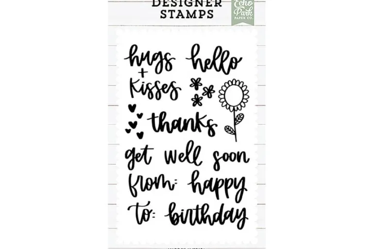 Echo Park Stamp Set – Hello Sentiments
