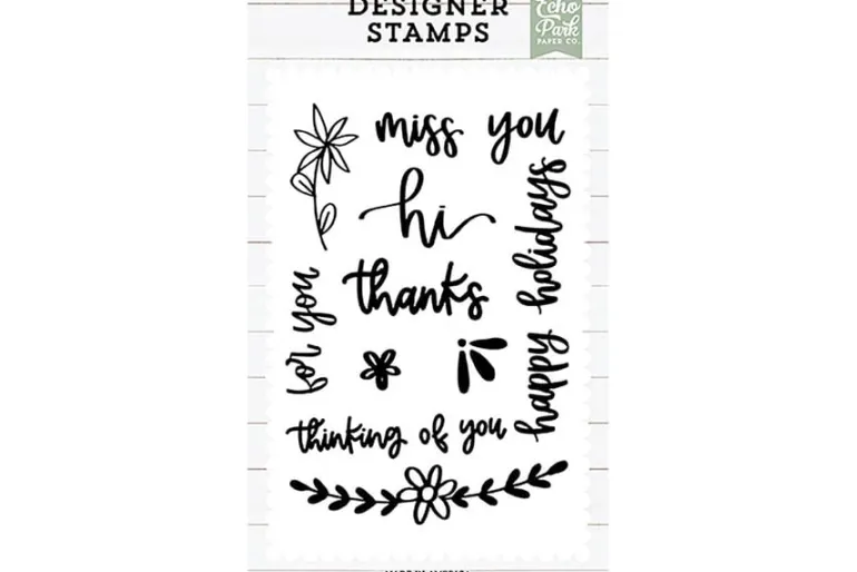 Echo Park Stamp Set – Hello Sentiments
