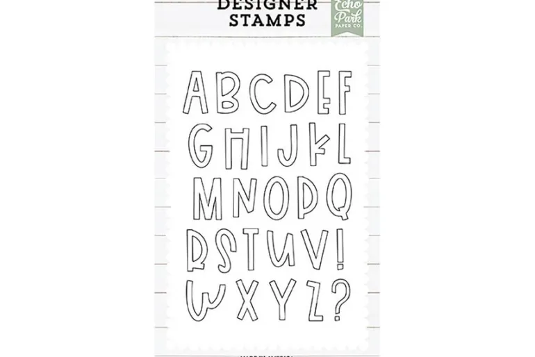 Echo Park Stamp Set – Leo Alphabet