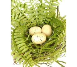 Eggs & Green Leaves Spring Spray – 12″