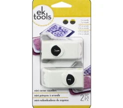 EK Paper Shapers Punch Mini Set – Corner Rounder – 2 Piece