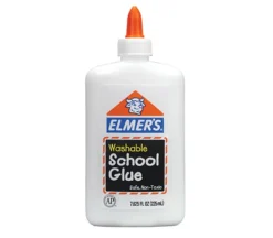 Elmers Washable No Run School Glue – 8-ounce