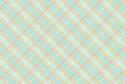Enchanted Spring Pastel Plaid in Green
