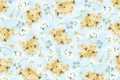 Enchanted Spring Towel Band cut 22-inches by 43/44-inches
