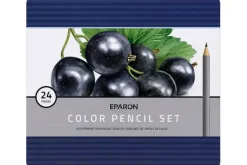 Eparon 24 Piece Professional Colored Pencil Set in Metal Tin