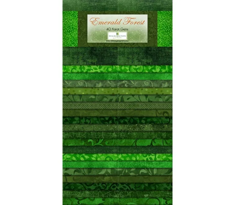 Essential Gems – Emerald Forest 2.5-inch Strips 40 Piece