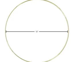 Essentials Brass Rings – 12-inch – 1 Piece