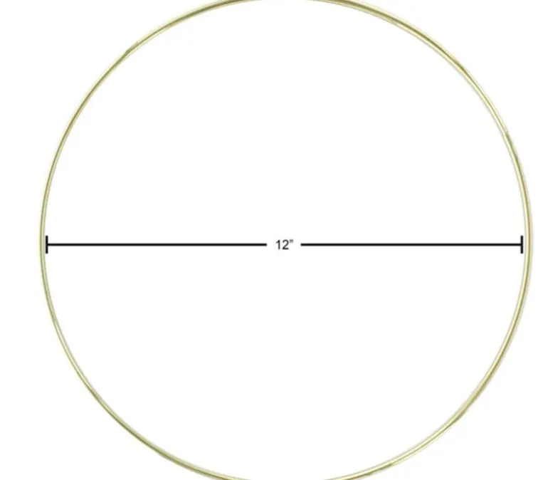 Essentials Brass Rings – 12-inch – 1 Piece