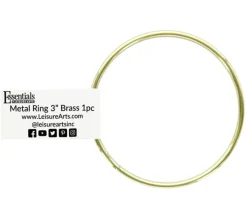 Essentials Brass Rings – 3-inch – 1 Piece