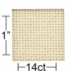 Essentials by Leisure Arts Aida Cloth – 14ct – 15-inch x 18-inch – Cream
