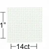 Essentials by Leisure Arts Aida Cloth – 14ct – 30-inch x 36-inch – Pure White