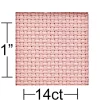 Essentials by Leisure Arts Aida Cloth – 14ct – 15-inch x 18-inch – Medium Pink