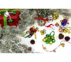 Essentials Jingle Bells – Silver – 35mm – 4 Piece