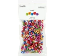 Essentials Pony Bead Sets – 750 Piece (view colors)